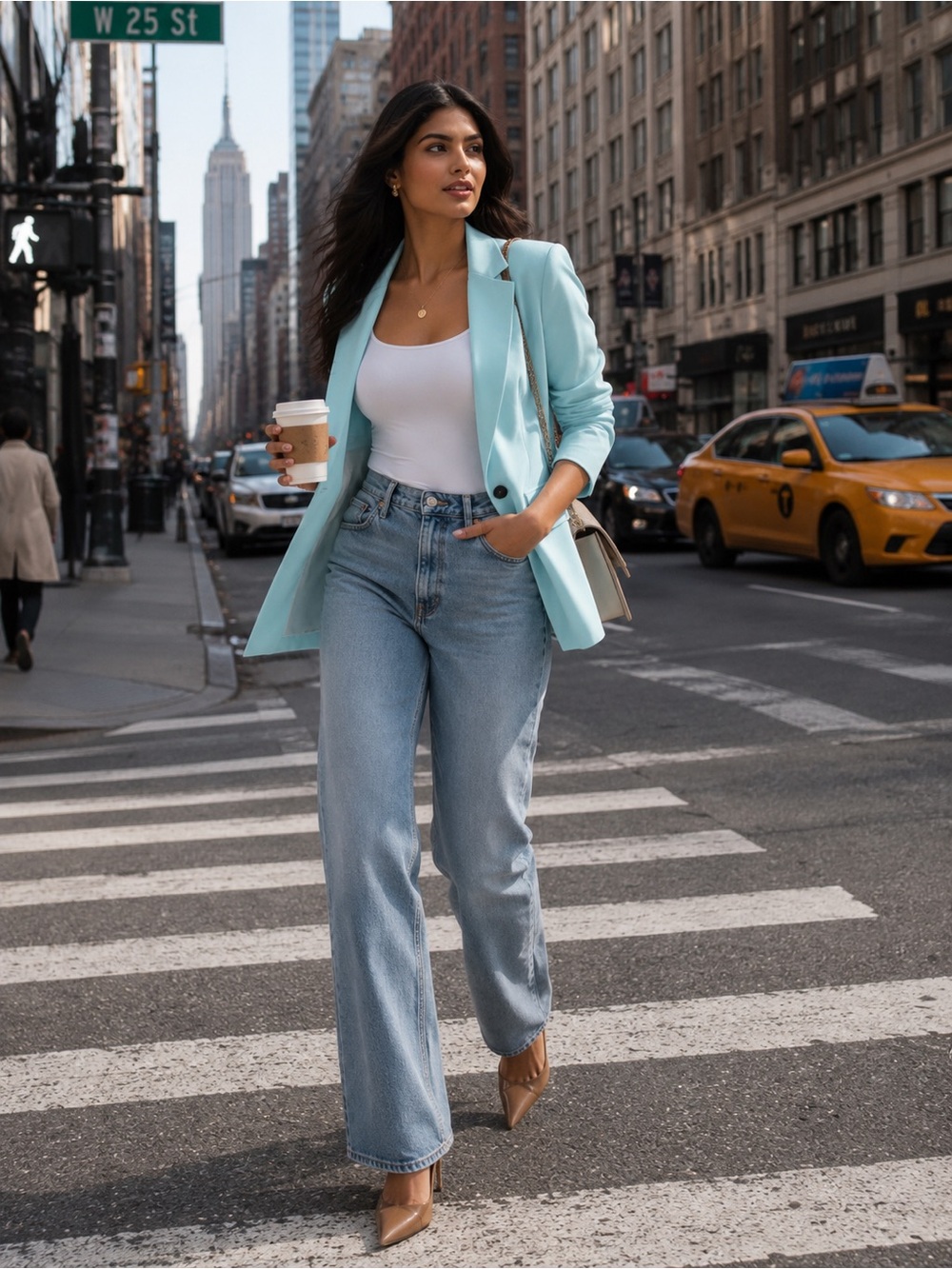 Teal Blazer
